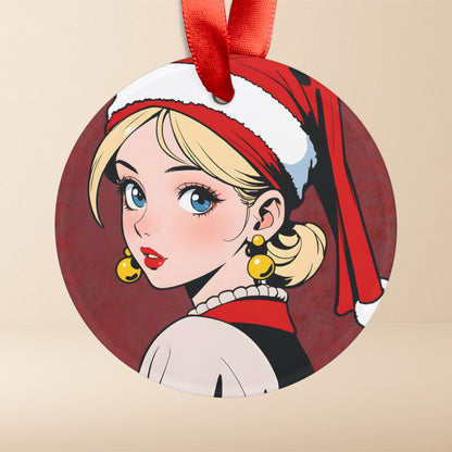 Juju XM02 Holiday Prep Acrylic Ornament with Ribbon