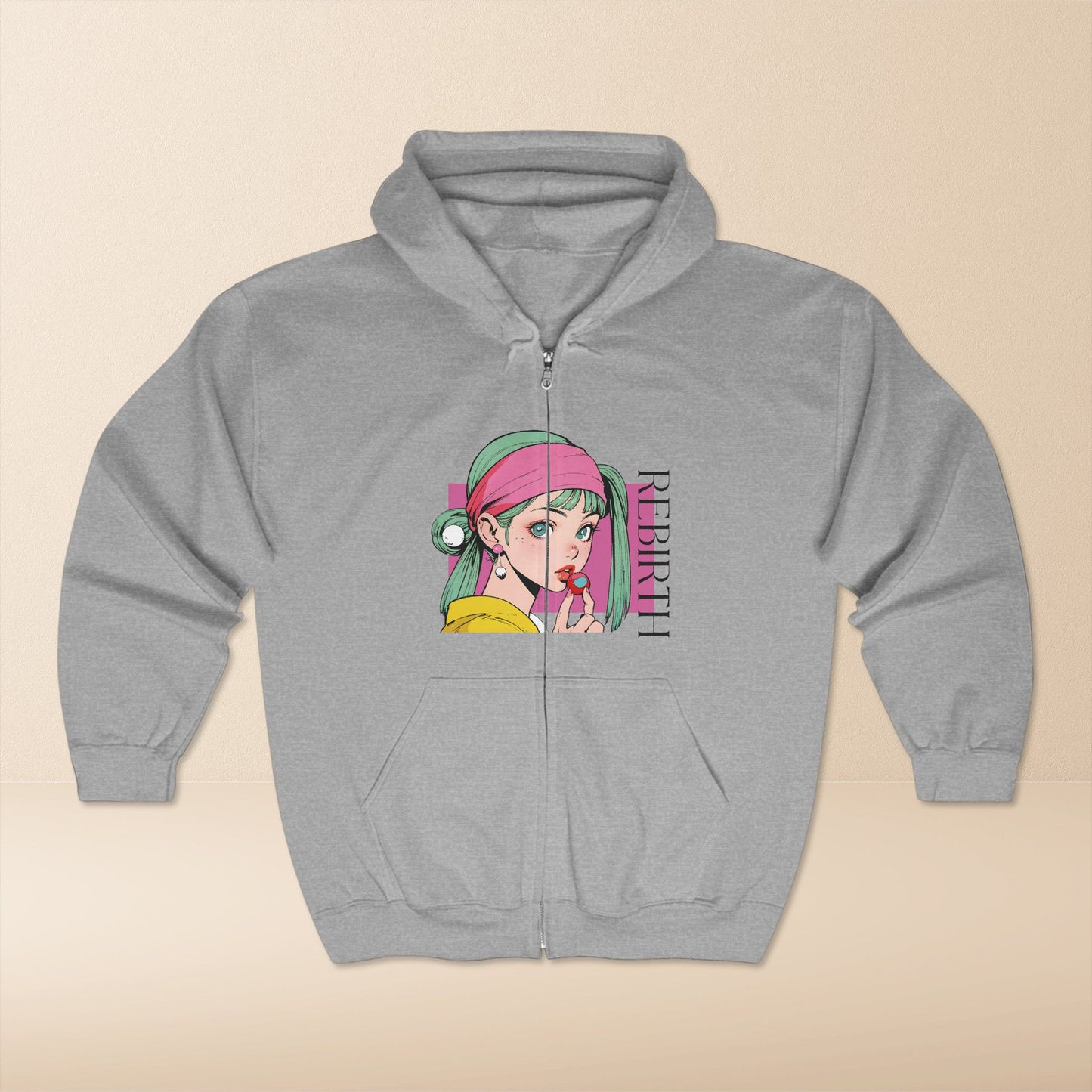 Juju 02 Candy Candy Zip Hooded Sweatshirt