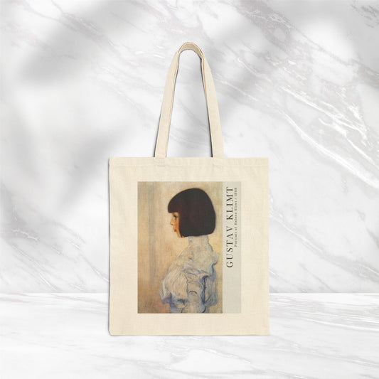 Klimt Portrait of Helene Klimt 1898 Cotton Canvas Tote Bag