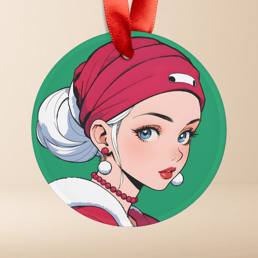 Juju XM01 Holiday Mode Acrylic Ornament with Ribbon